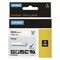 DYMO Rhino 1 in. x 18 ft. Permanent Vinyl Industrial Label Tape - White/Black Print (1-Roll)